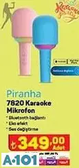 PİRANHA KARAOKE MİKROFON PİRANHA KARAOKE MİKROFON